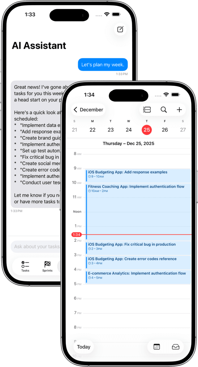 Solocrafter Smart Scheduling on iPhone